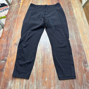 Gottex Black Leggings with Side Pocket XL Athletic Workout
